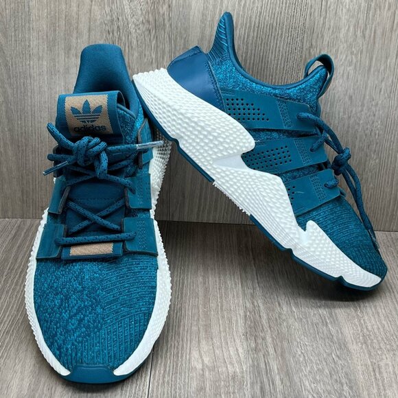 Adidas Sneakers Womens Sz 7.5 Prophene Low Top Athletic Running Blue CQ2541 - Picture 7 of 11